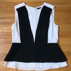Tuxedo Taissa BCBG top